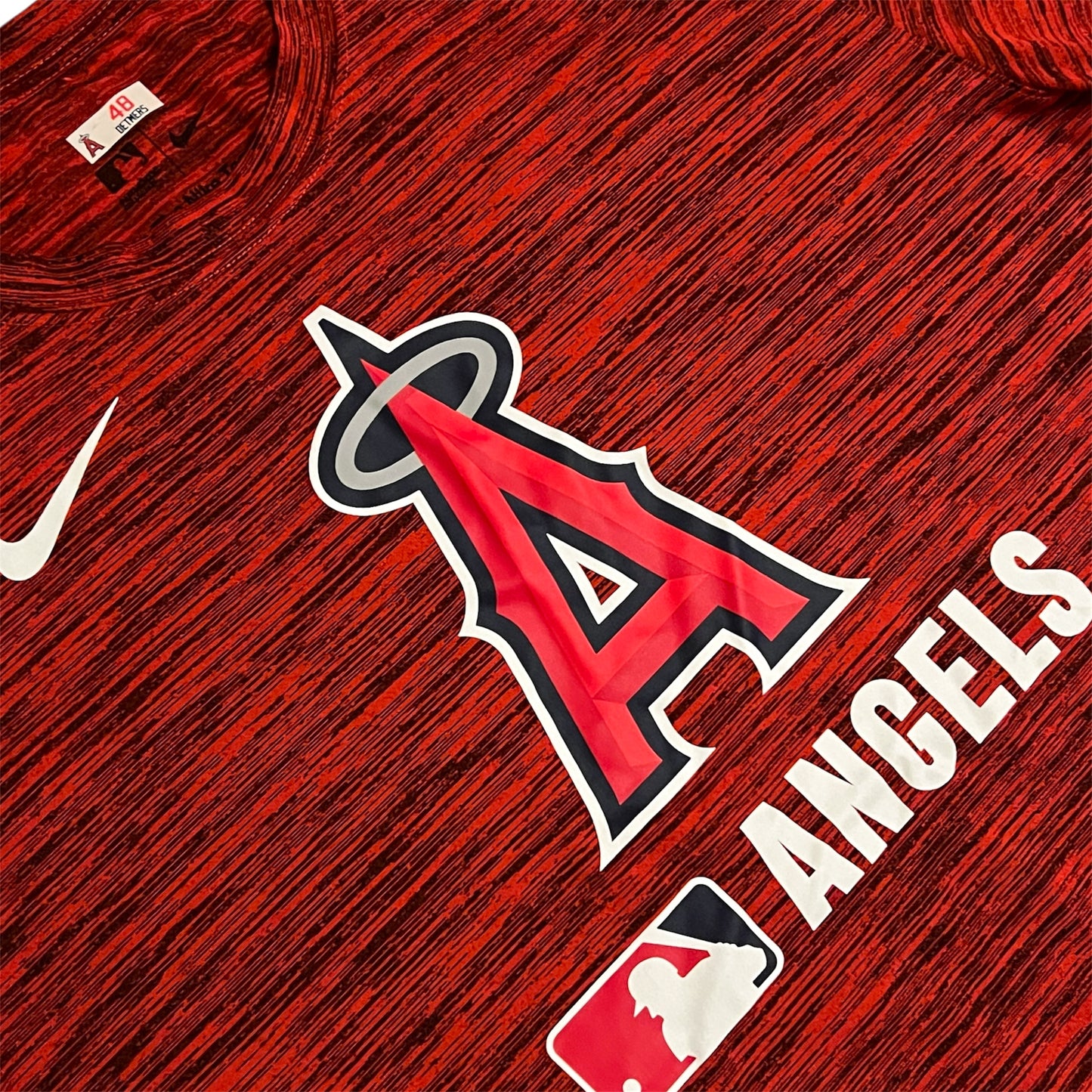 Team Issued Los Angeles Angels Reid Detmers #48 Training Shirt - L