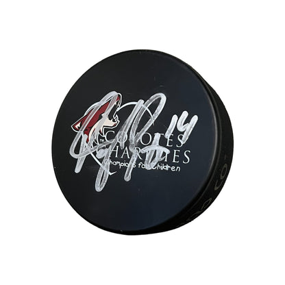 Signed Taylor Pyatt Arizona Coyotes NHL Puck