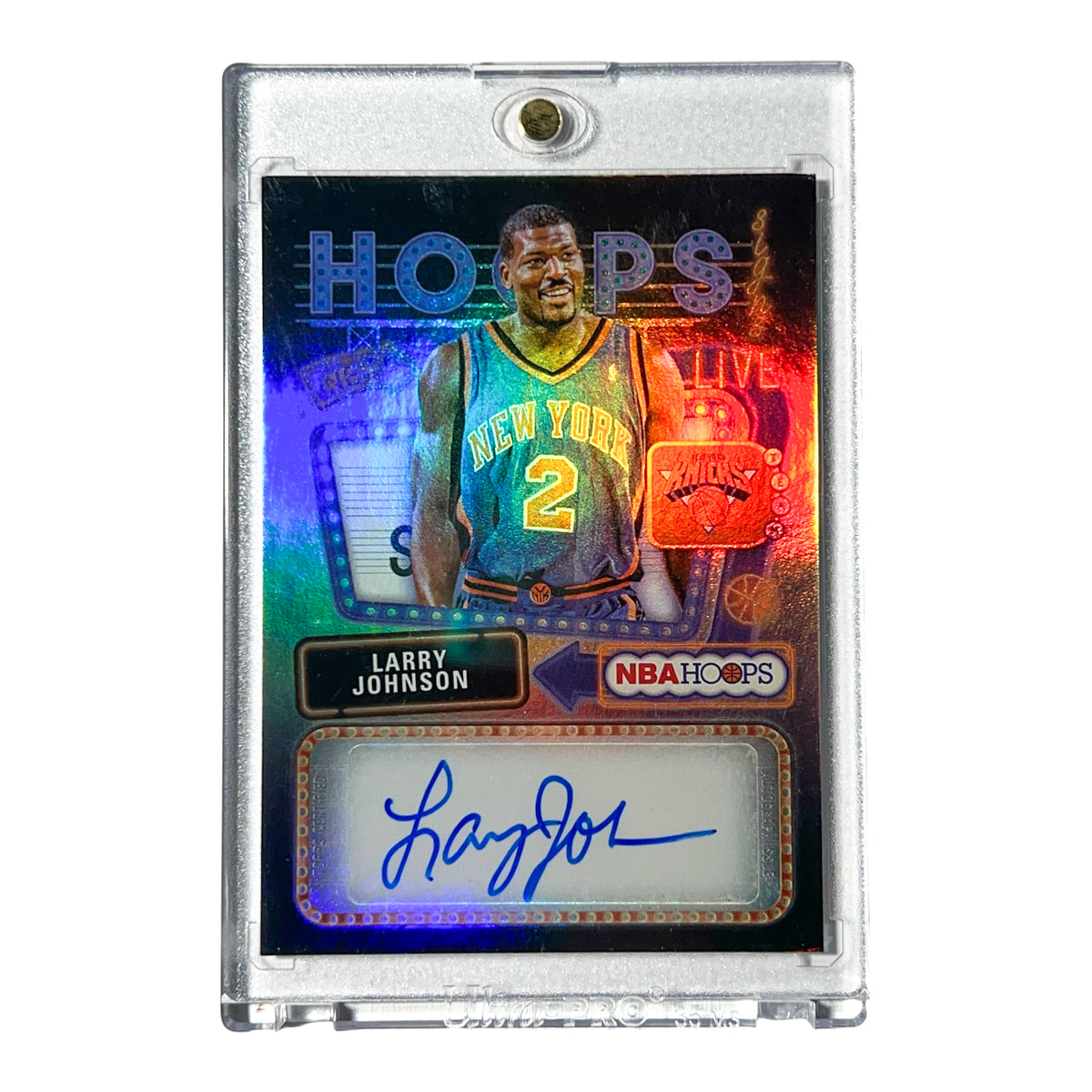 Larry Johnson New York Knicks Topps HS-LJ Auto