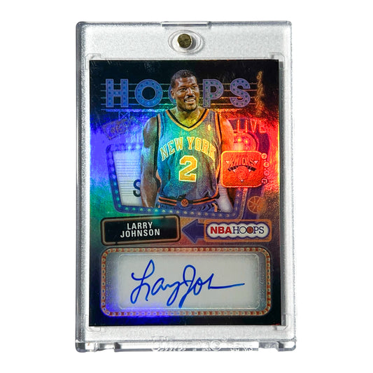 Larry Johnson New York Knicks Topps HS-LJ Auto