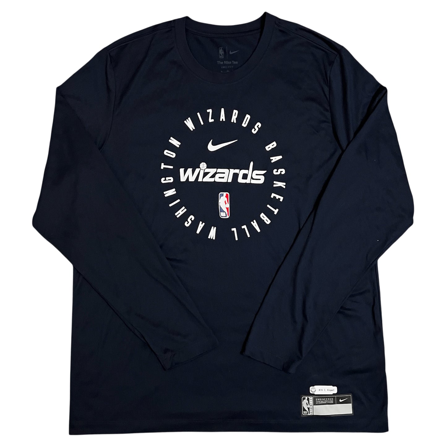 Team Issued 2024/25 Washington Wizards Cory Kispert Shooting Shirt - XL
