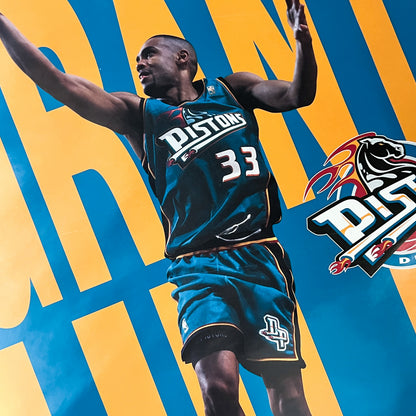 Vintage Grant Hill Detroit Pistons NBA 16x20 Poster