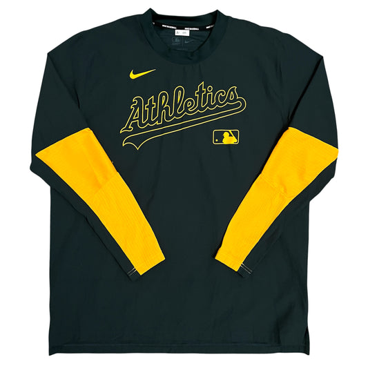 Athletics Team Issued Authentic Collection Pullover - M