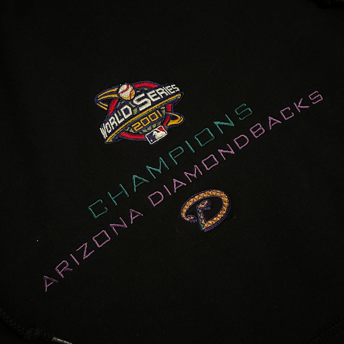 Vintage Arizona Diamondbacks 2001 World Series Champs Hoodie - M