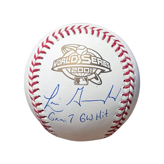 Signed Luis Gonzalez 2001 World Series Official Ball