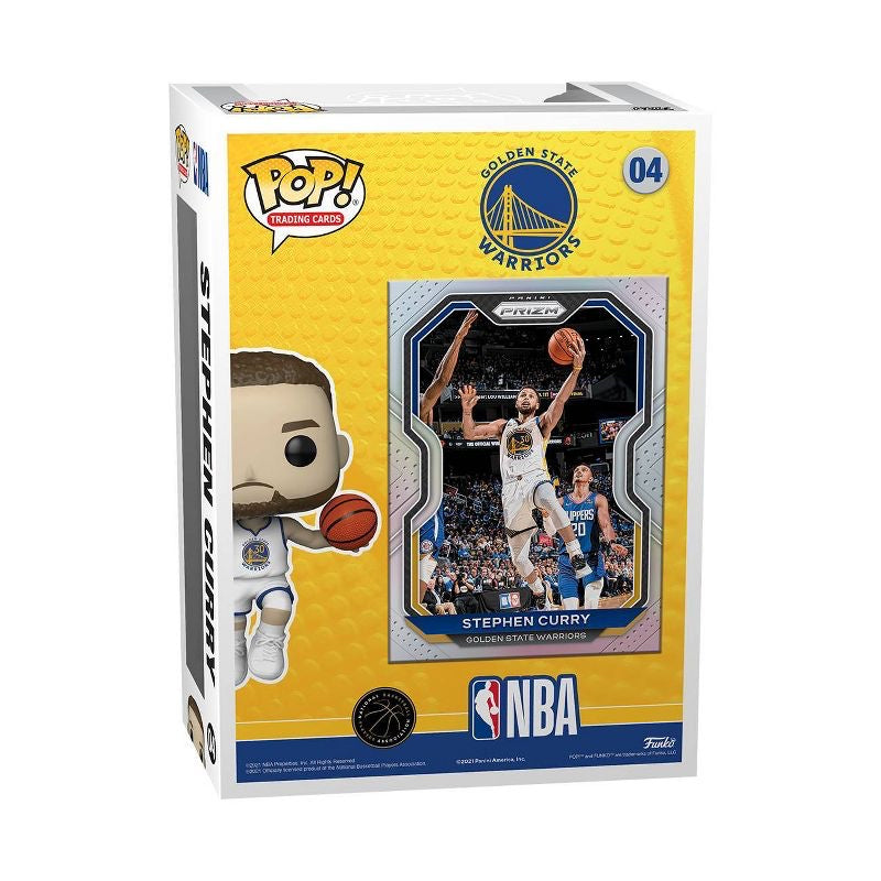 Stephen Curry Golden State Warriors Funko POP Trading Cards in 11” Case