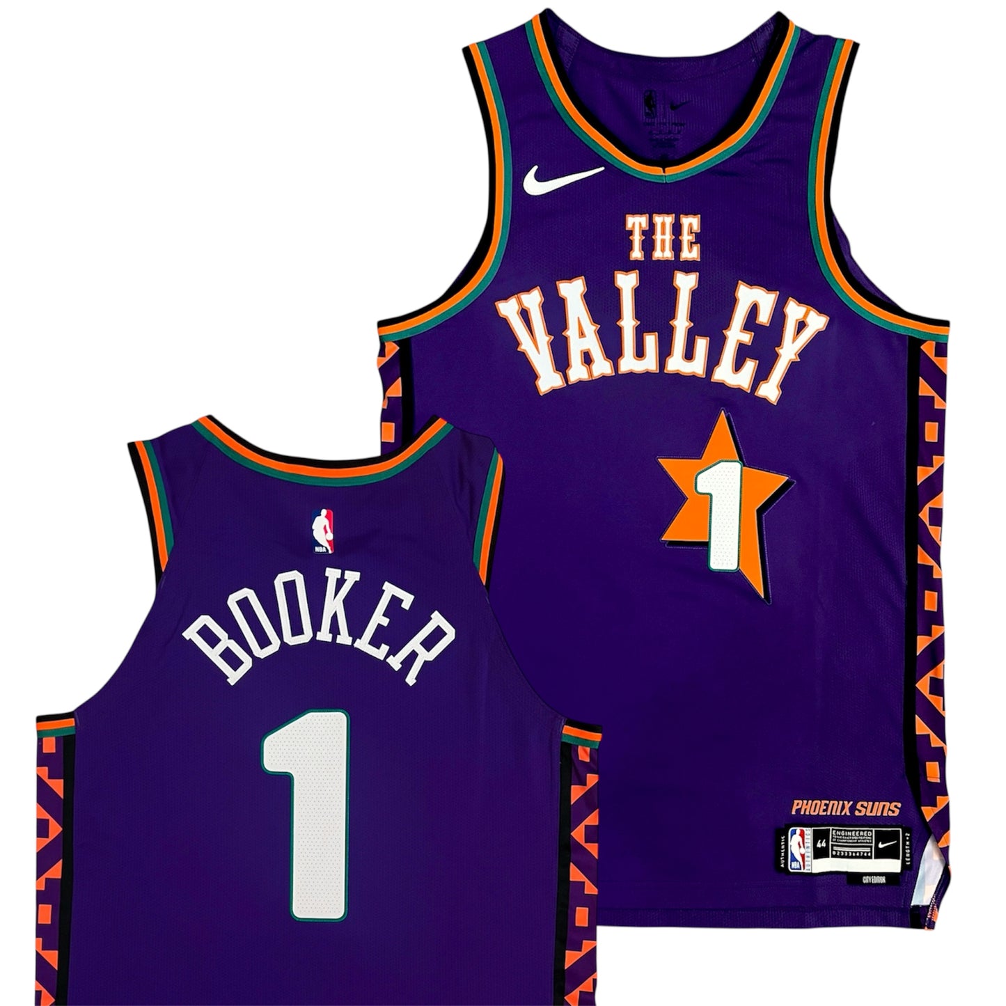 Authentic Devin Booker Phoenix Suns 2024 City Edition Jersey - 44