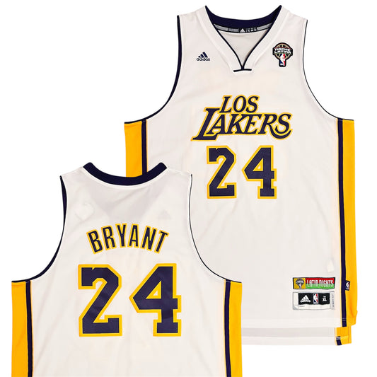 Vintage Kobe Bryant Los Angeles Lakers Noche Latina Authentic Jersey - XL