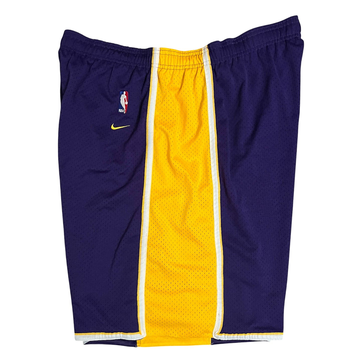 Vintage Los Angeles Lakers On-Court Nike Shorts - 2XL