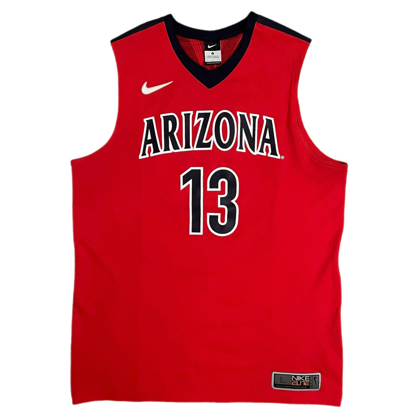 Arizona Wildcats 2011-12 Nick Johnson Away Nike Jersey - L