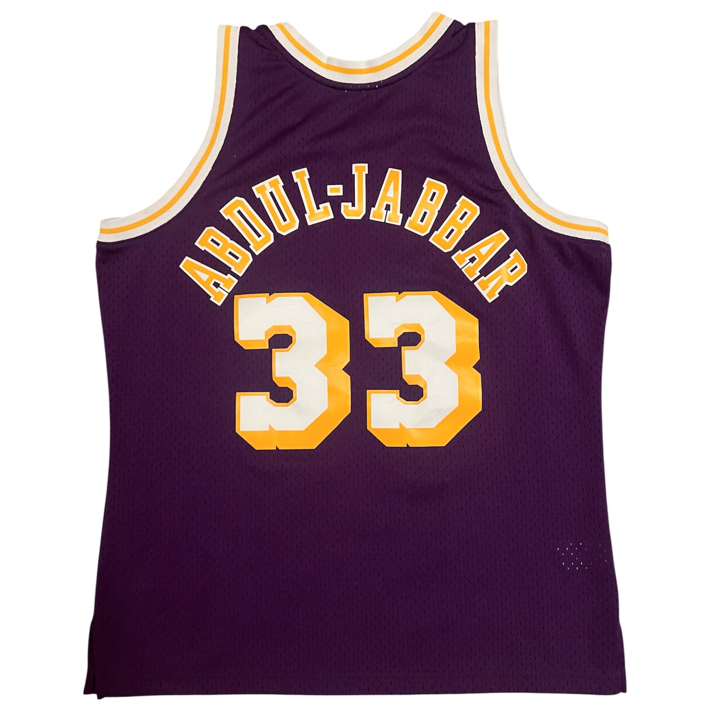 Kareem Abdul-Jabbar Los Angeles Lakers HWC Jersey - L