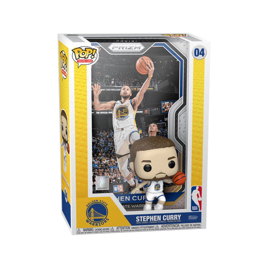Stephen Curry Golden State Warriors Funko POP Trading Cards in 11” Case