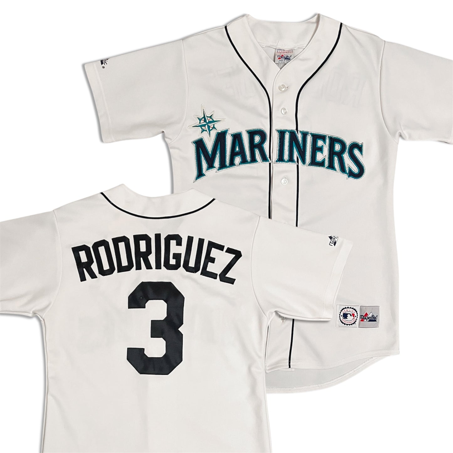 Authentic Alex Rodriguez Seattle Mariners Jersey - M
