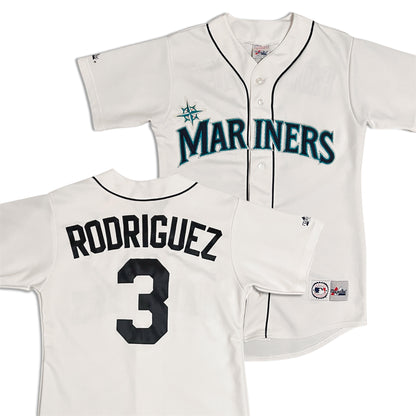 Authentic Alex Rodriguez Seattle Mariners Jersey - M
