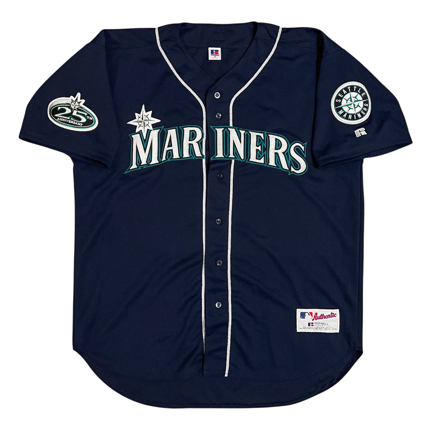 Authentic 2002 Seattle Mariners 25th Anniversary Jersey - 52