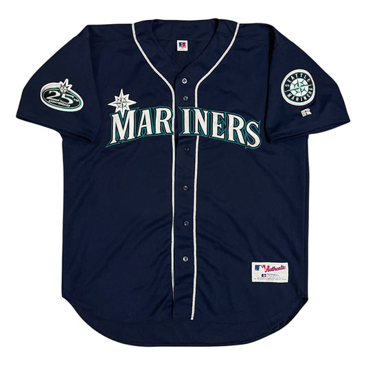 Authentic 2002 Seattle Mariners 25th Anniversary Jersey - 52