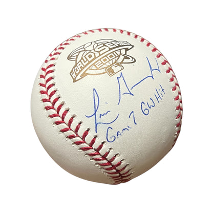 Signed Luis Gonzalez 2001 World Series Official Ball