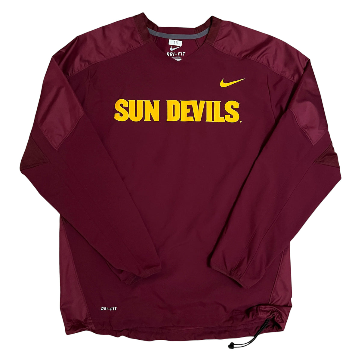 Team Issued Arizona State Sun Devils Baseball Pullover - M