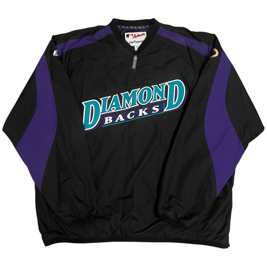 Vintage Arizona Diamondbacks Pullover Jacket - 2XL