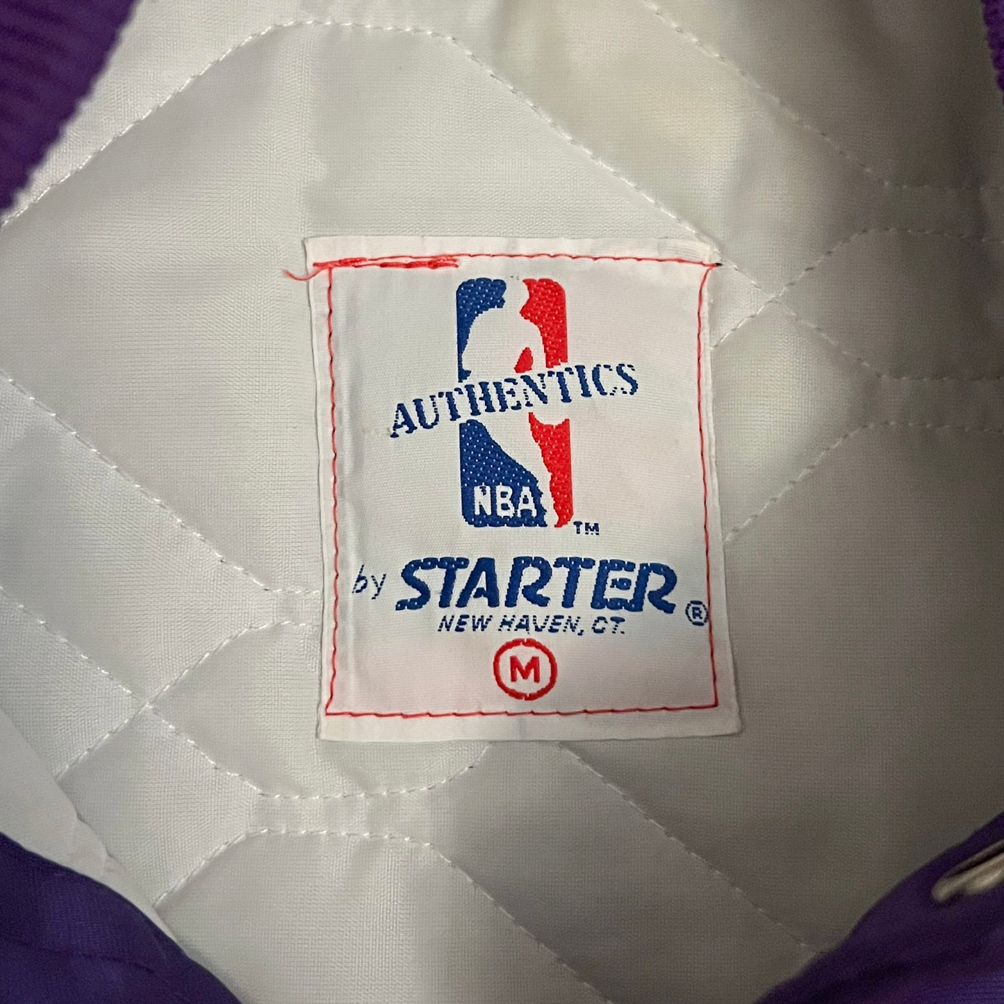 Vintage Phoenix Suns Spellout Starter Jacket - M
