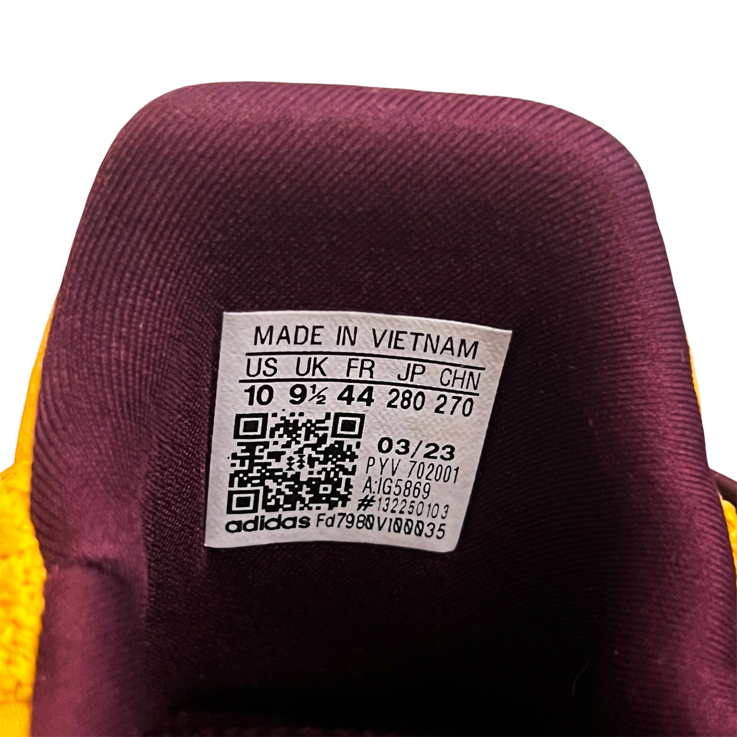 Arizona State Sun Devils Adidas Ultraboost 1.0 Shoes - 10