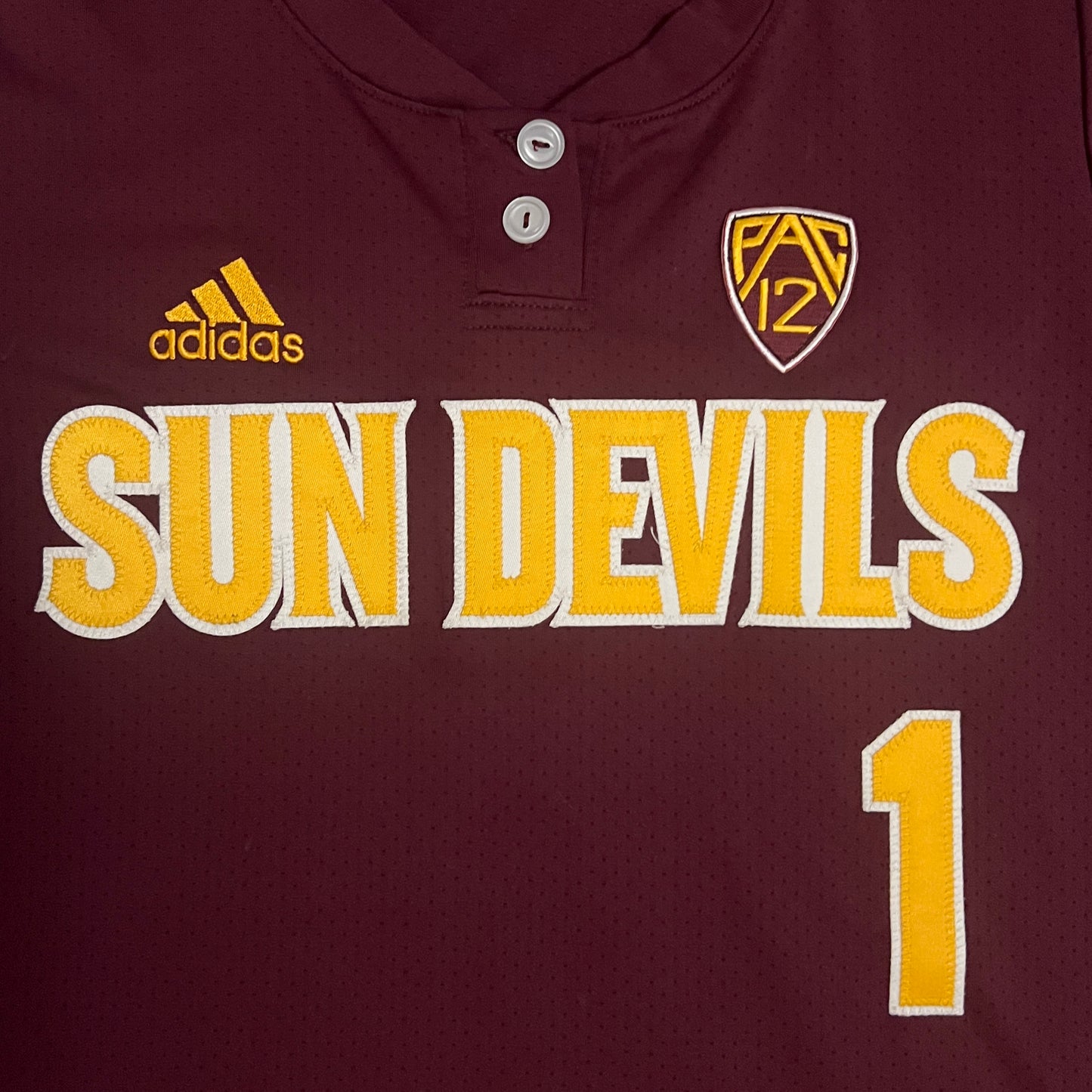 2018 Team Issued Arizona State Sun Devils Softball Jersey - WXL