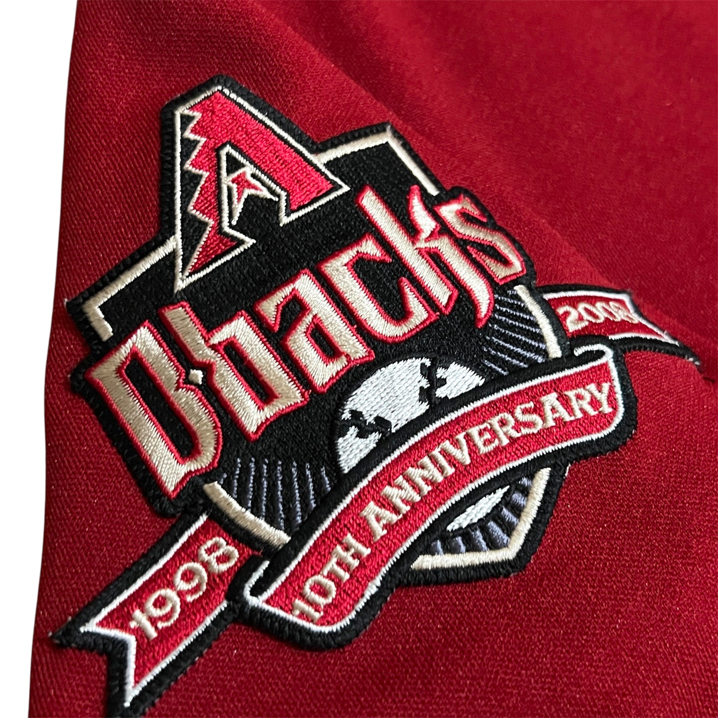 Authentic 2008 Arizona Diamondbacks Justin Upton 10th Anniversary Jersey - 40/S