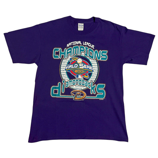 Vintage Arizona Diamondbacks 2001 World Series Champions Shirt - L