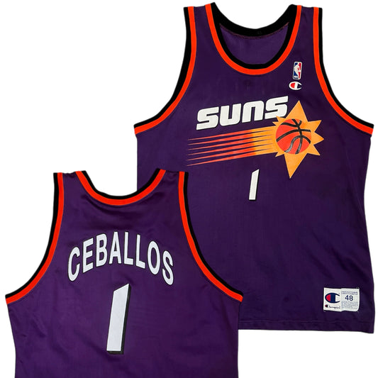 Vintage Cedric Ceballos Phoenix Suns Jersey - 48