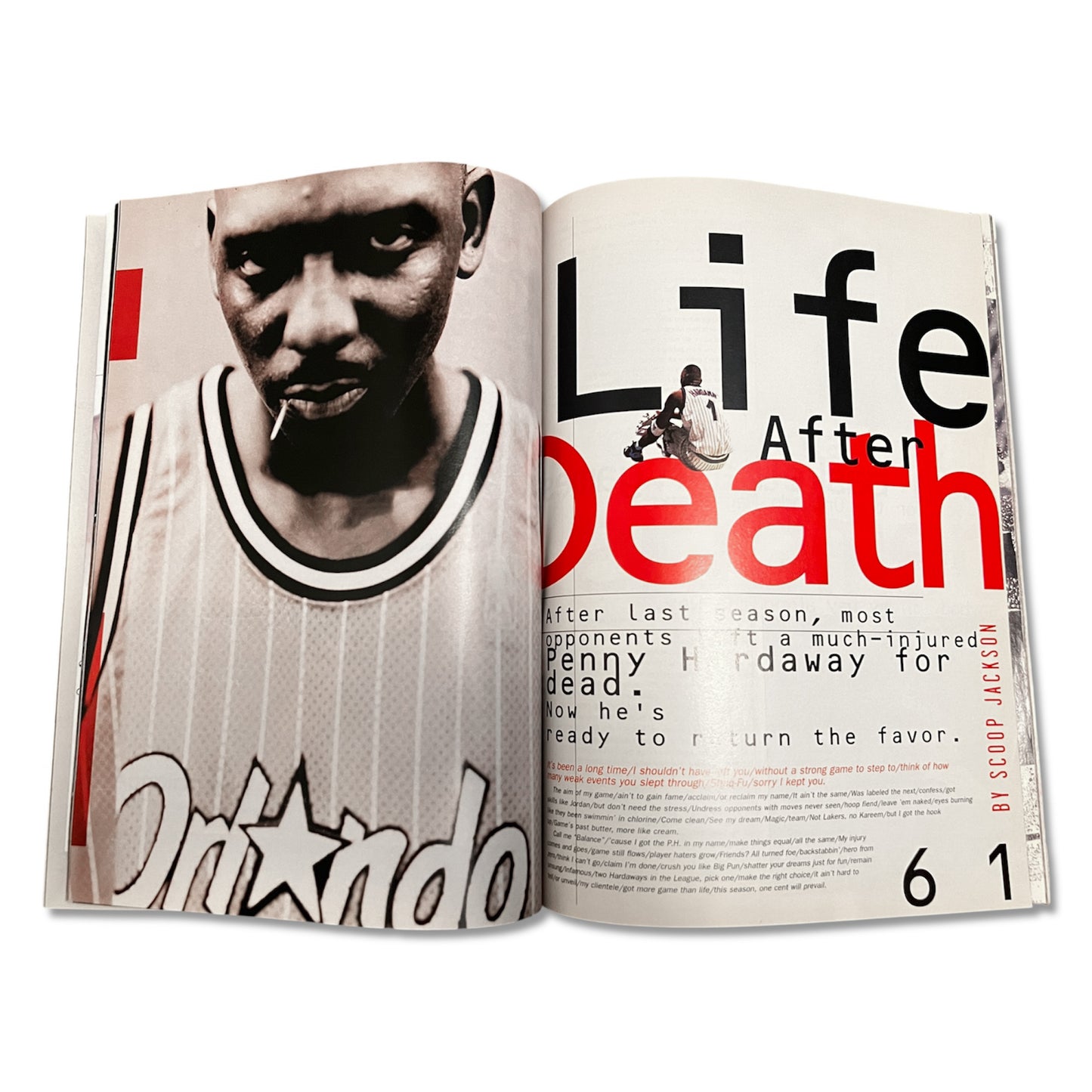 Slam Magazine December 1998 #30 Issue Penny Hardaway Cover