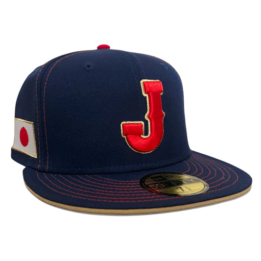Team Japan 2026 WBC New Era 59FIFTY Fitted Hat - 7 3/8