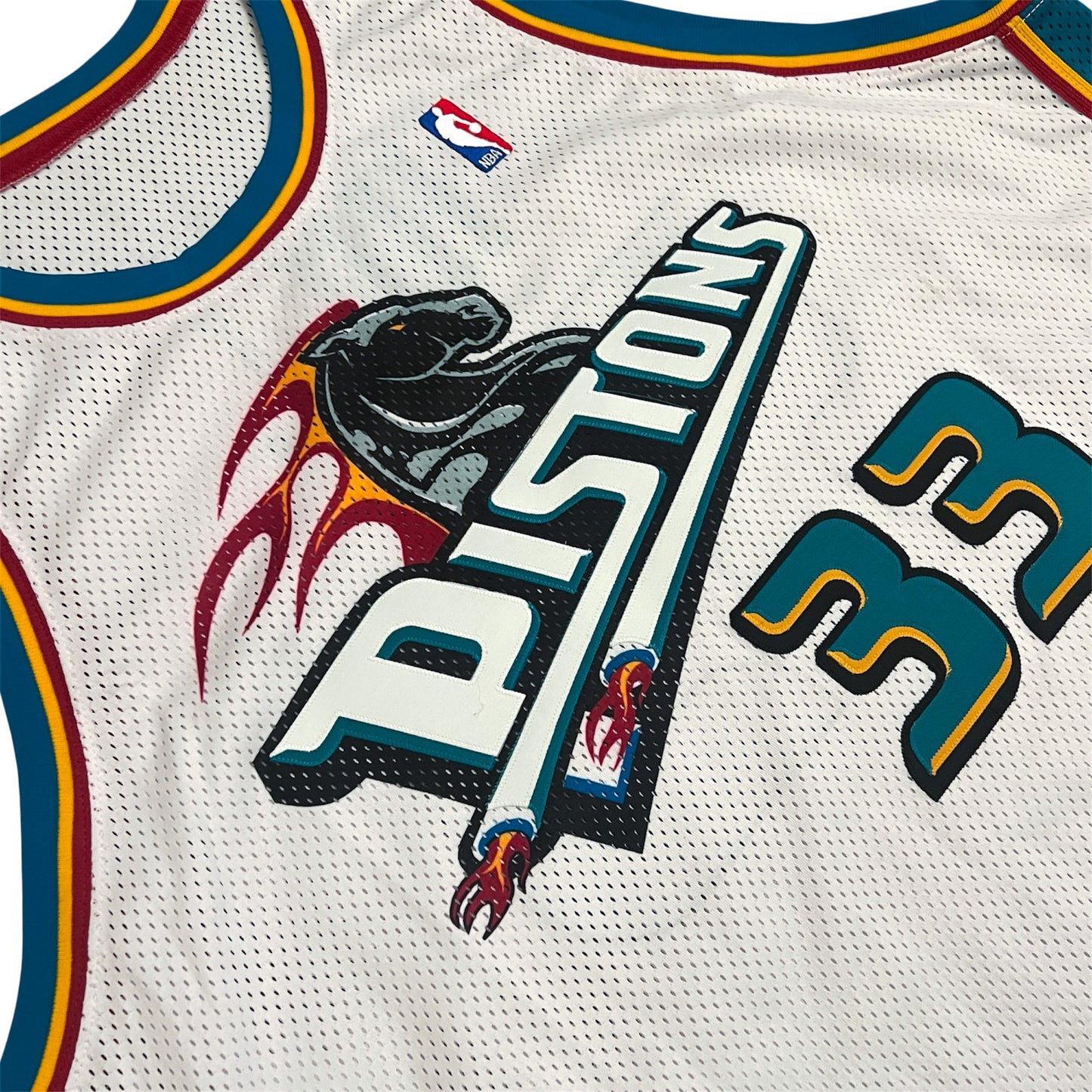Authentic 1998-99 Grant Hill Detroit Pistons Jersey - 56