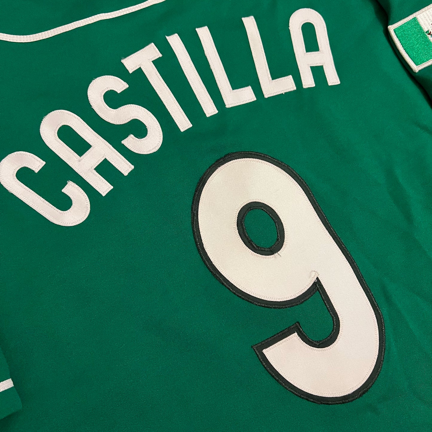 Deadstock Authentic Vinny Castilla Mexico 2006 WBC Majestic Jersey - 2XL