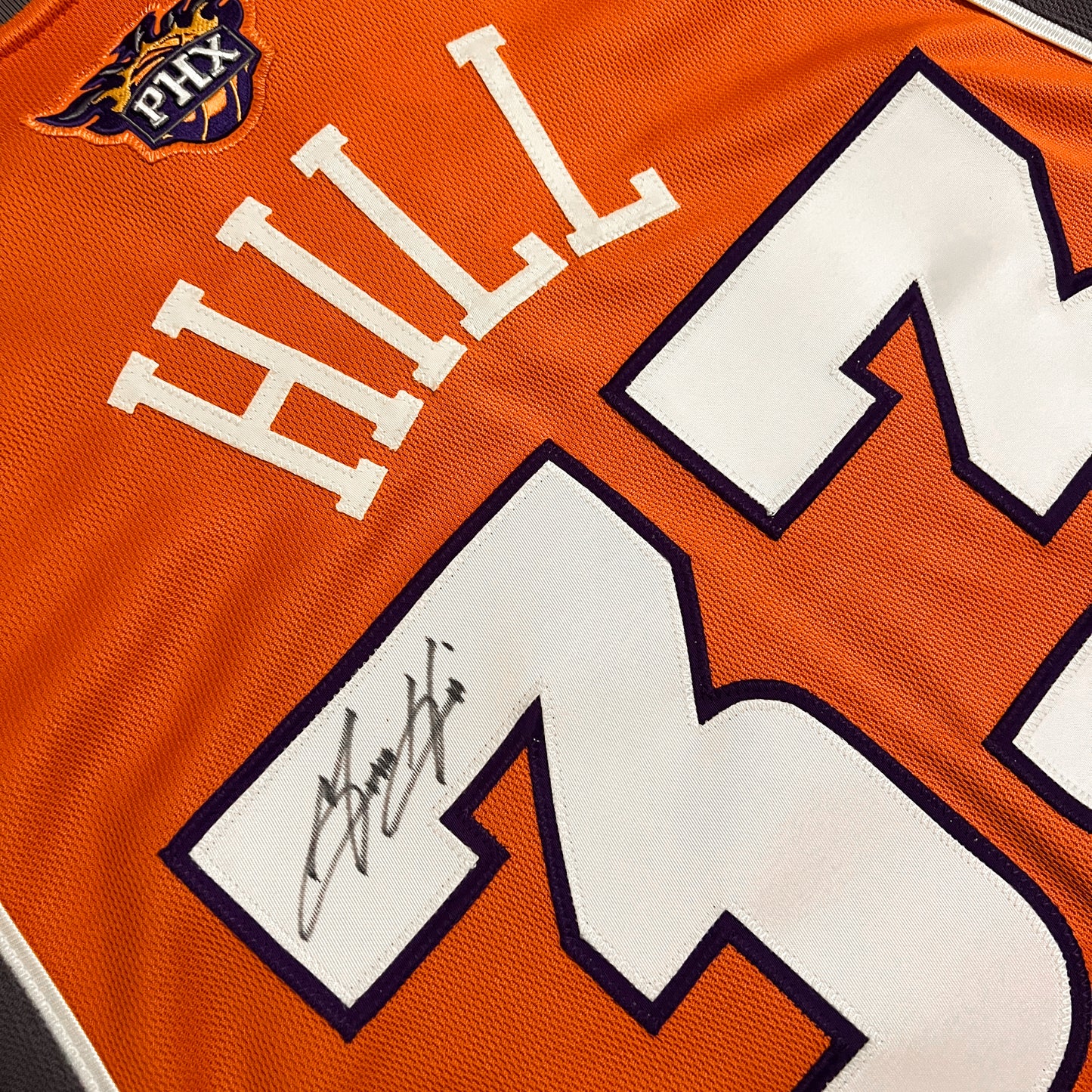 Signed Grant Hill Phoenix Suns Alternate Jersey - 48/L