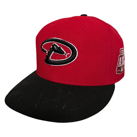 2015 MLB All Star Game Arizona Diamondbacks Hat Signed by Goldschmidt & Pollock - 8