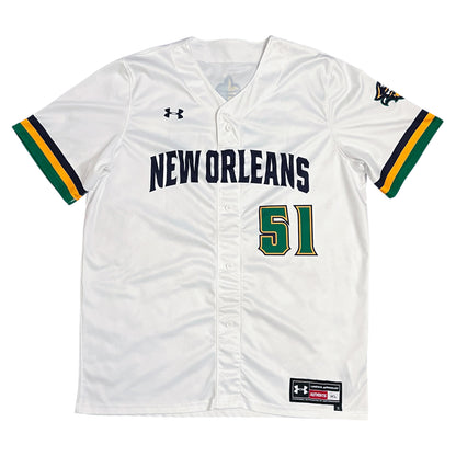2022 Team Issued New Orleans Privateers Mardi Gras Jersey - XL