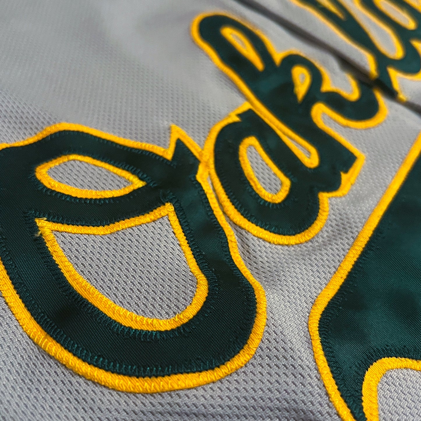 Team Issued Oakland Athletics Road Jersey - 48/XL