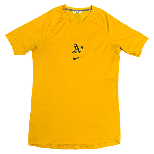 Team Issued #1 Kevin Smith Oakland A’s Training Shirt - L