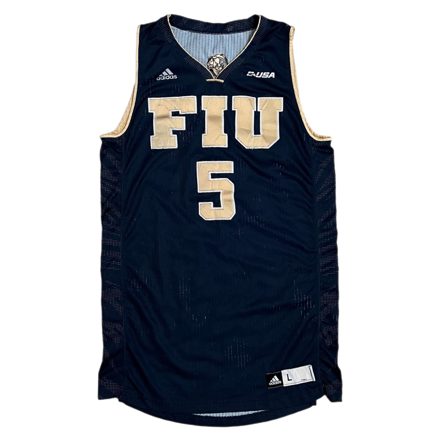 FIU Panthers Basketball 2015-16 Team Issued Jersey - L