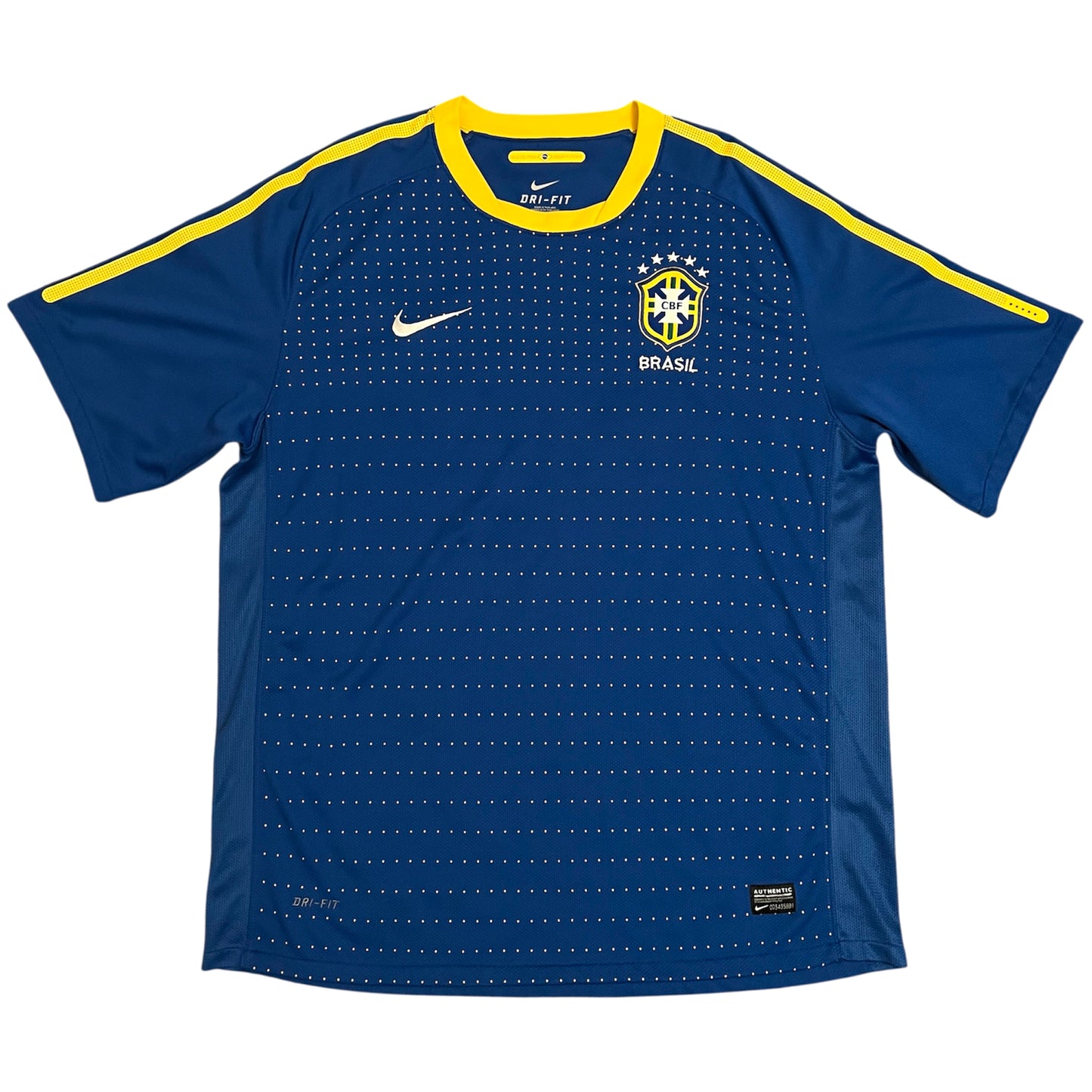 2010 Brazil National Team World Cup Away Jersey - XL