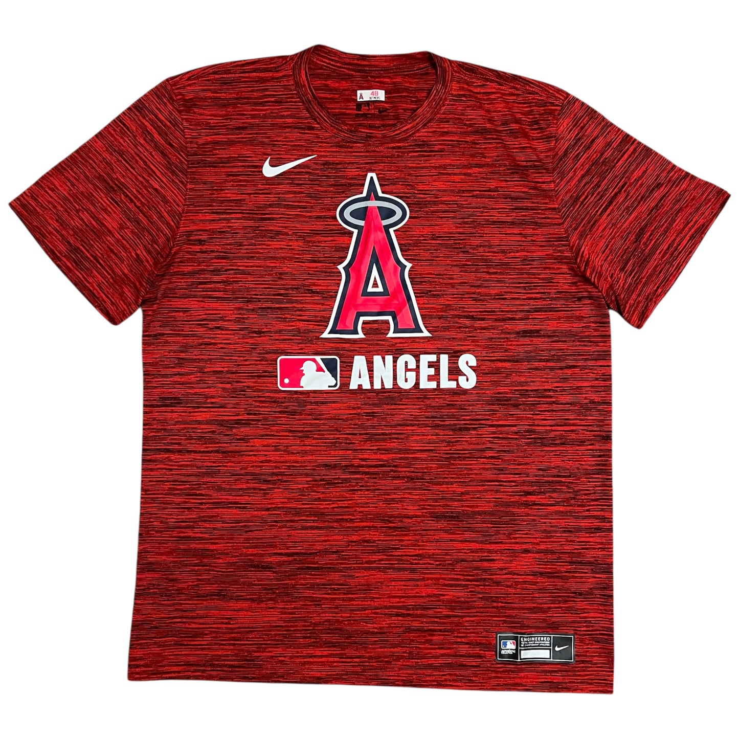 Team Issued Los Angeles Angels Reid Detmers #48 Training Shirt - L