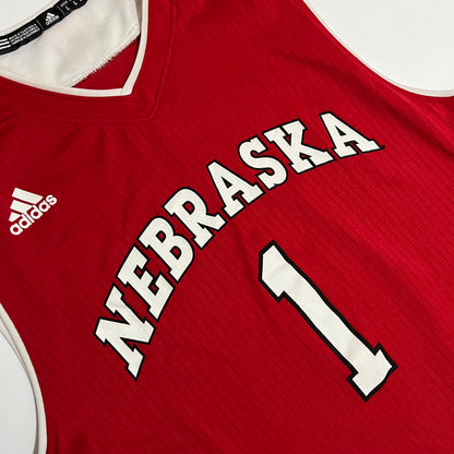 Nebraska Cornhuskers 2021-22 Basketball Jersey - L