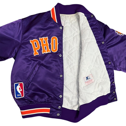 Vintage Phoenix Suns Spellout Starter Jacket - M