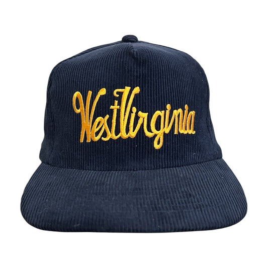 Vintage West Virginia Mountaineers Corduroy Snapback