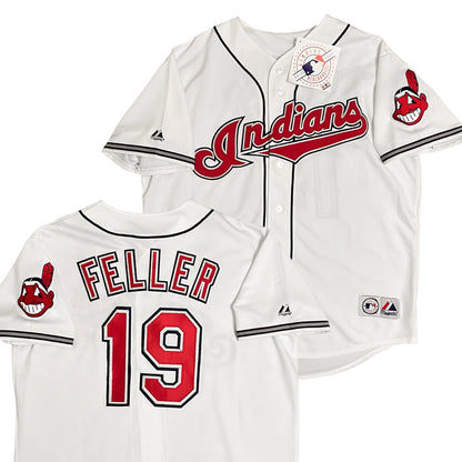 Authentic Bob Feller Cleveland Indians Jersey - XL