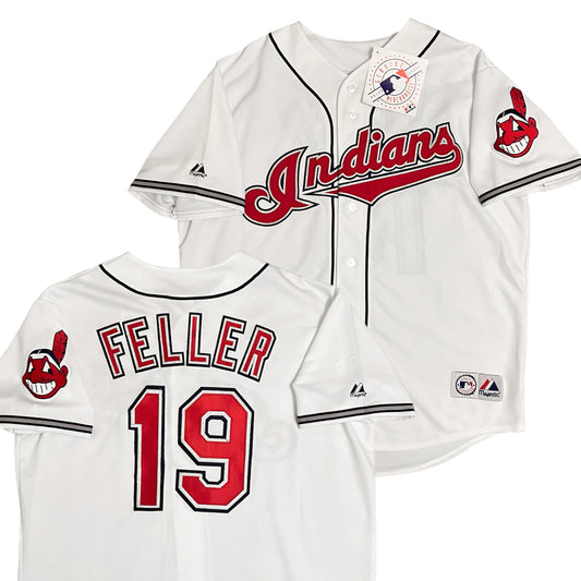 Authentic Bob Feller Cleveland Indians Jersey - XL
