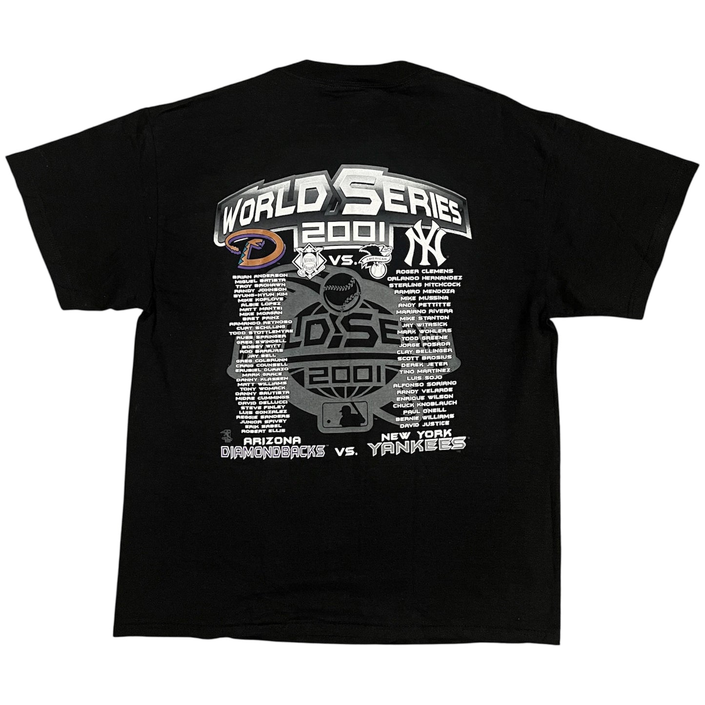 Vintage 2001 World Series Head to Head Matchup Shirt - L