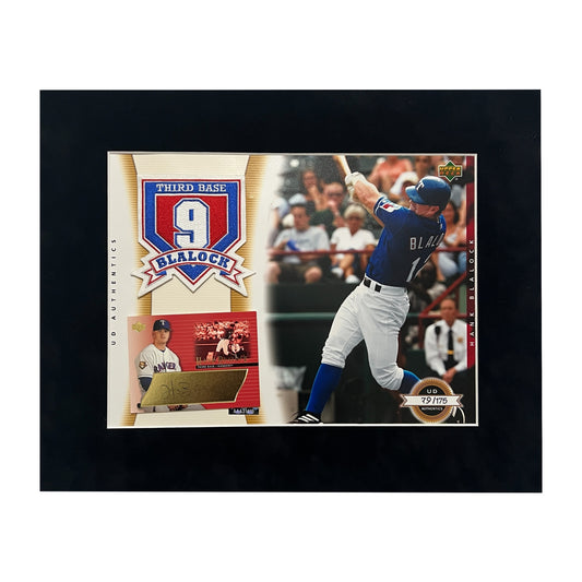 Hank Blalock Texas Rangers Upper Deck Authentics Limited Edition Autograph /175