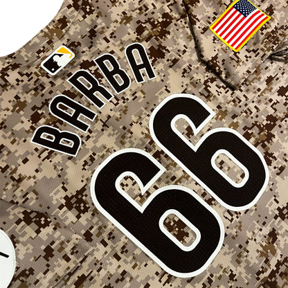 Team Issued San Diego Padres 2024 Military Appreciation Jersey - 46