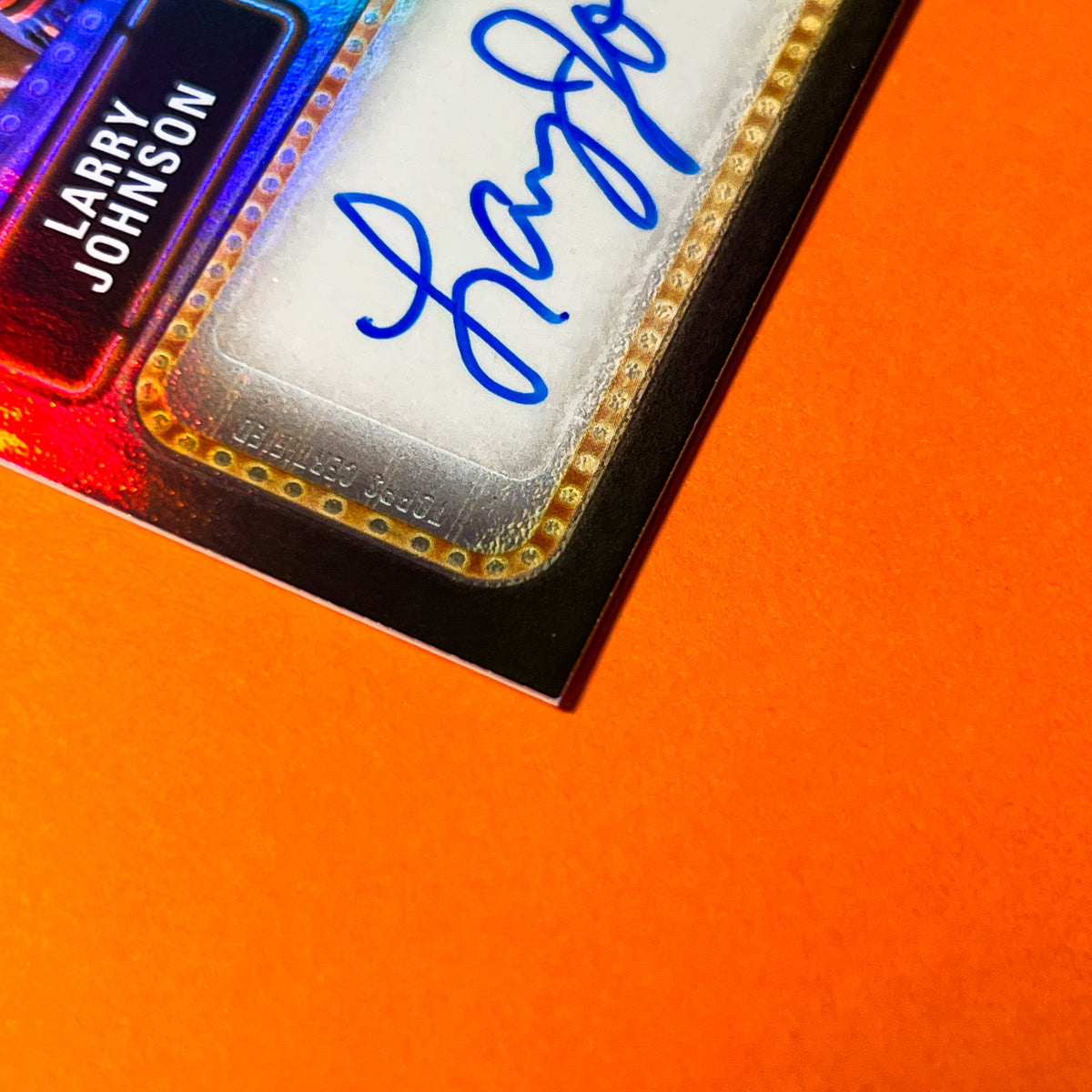 Larry Johnson New York Knicks Topps HS-LJ Auto